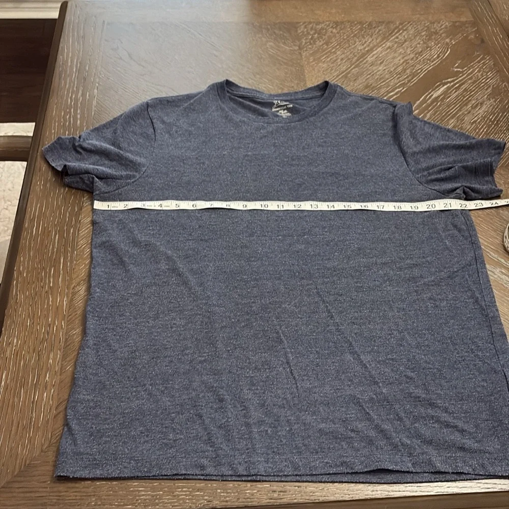 J.Crew essential tee blue heathered short sleeve cotton T-shirt Size L